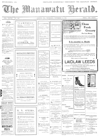 Issue page