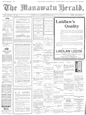 Issue page