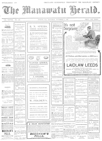 Issue page