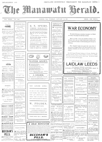 Issue page