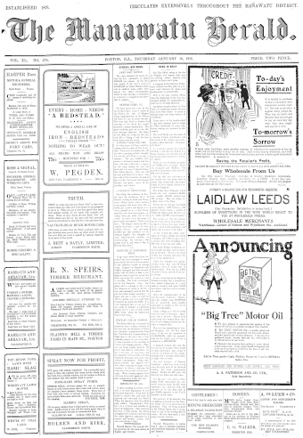 Issue page