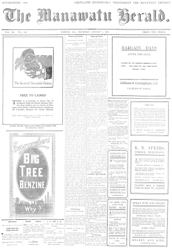 Issue page