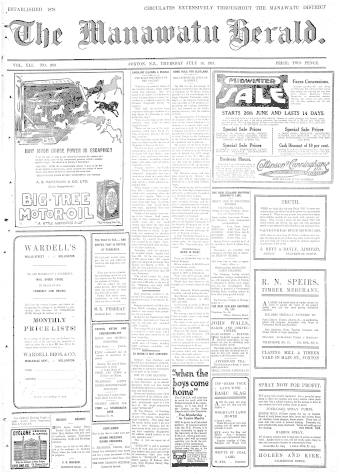 Issue page
