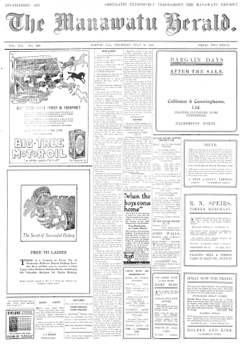 Issue page
