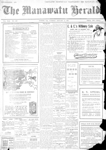 Issue page