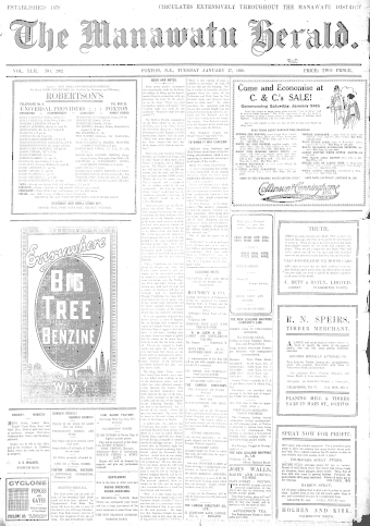 Issue page