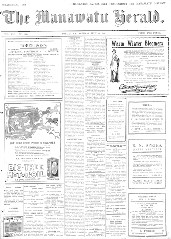 Issue page