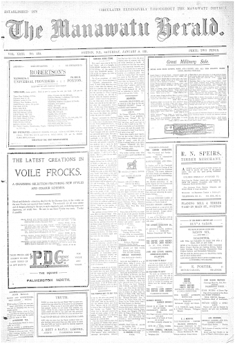 Issue page