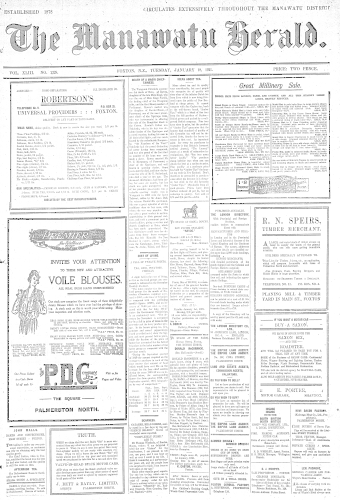 Issue page