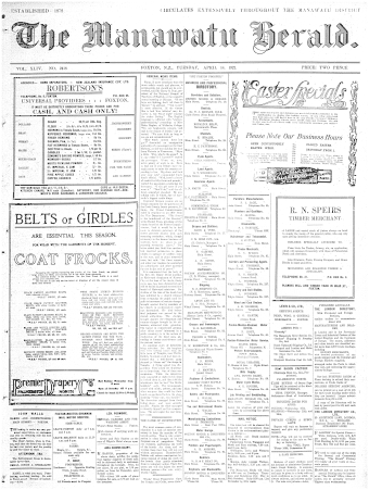 Issue page