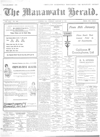 Issue page