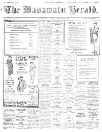 Issue page