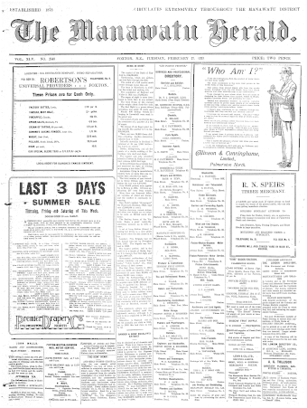Issue page