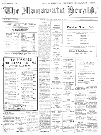Issue page