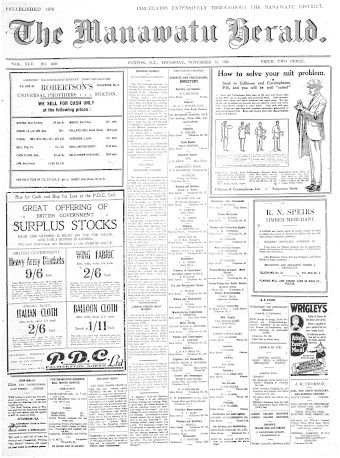 Issue page
