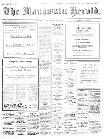 Issue page