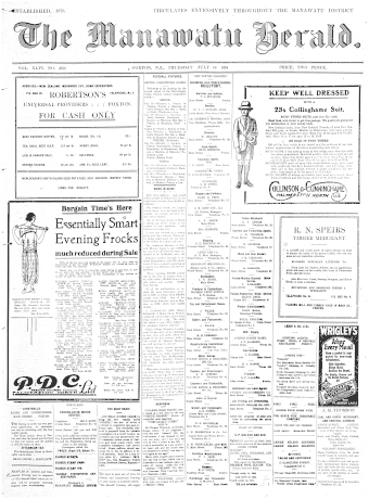 Issue page