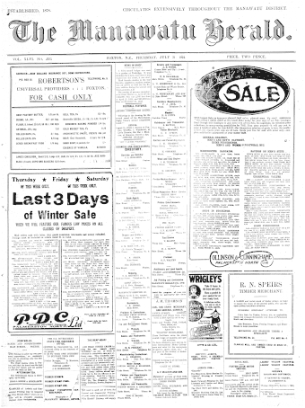 Issue page