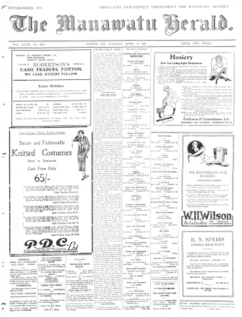 Issue page