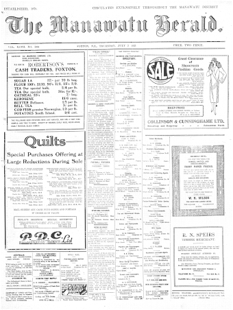 Issue page