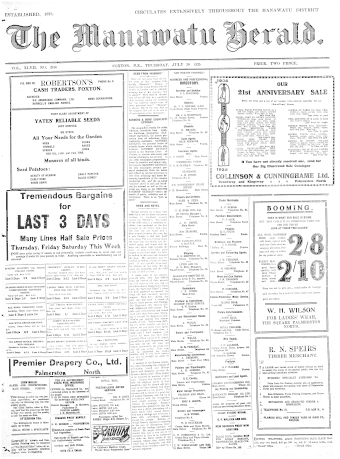 Issue page