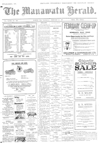 Issue page