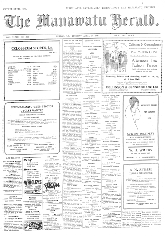 Issue page