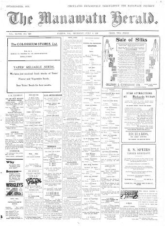 Issue page