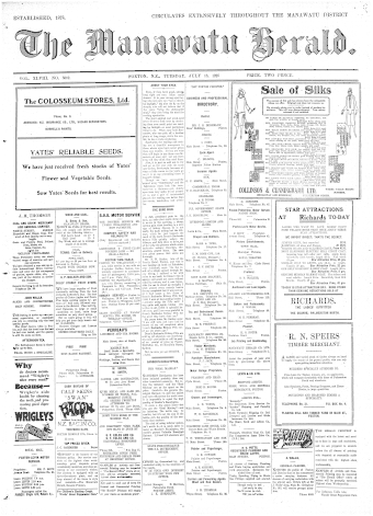 Issue page