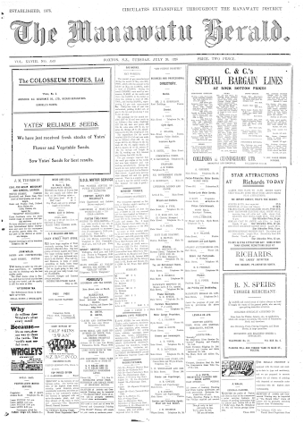 Issue page