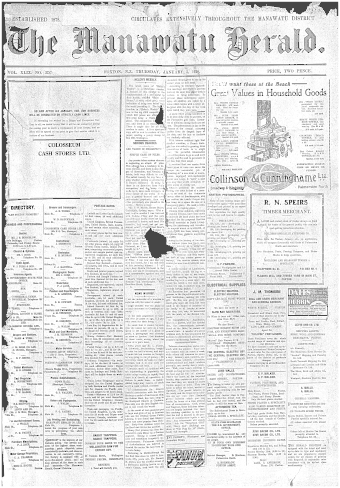 Issue page