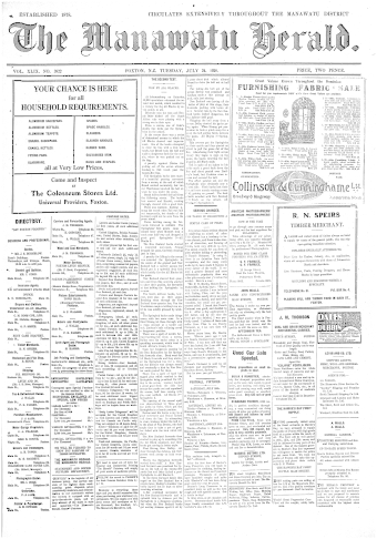 Issue page