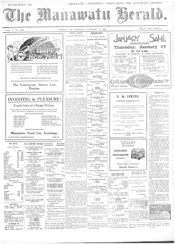 Issue page