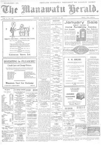 Issue page