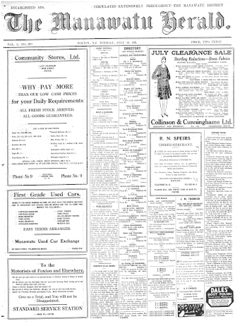 Issue page