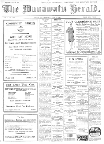 Issue page