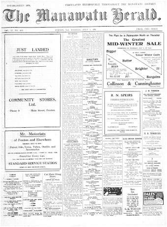 Issue page