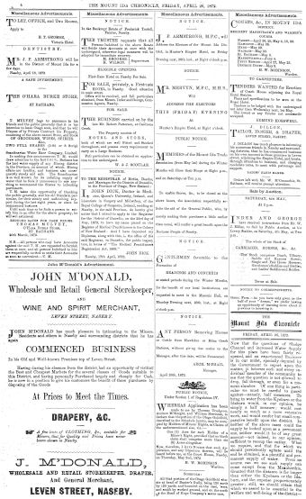 Issue page