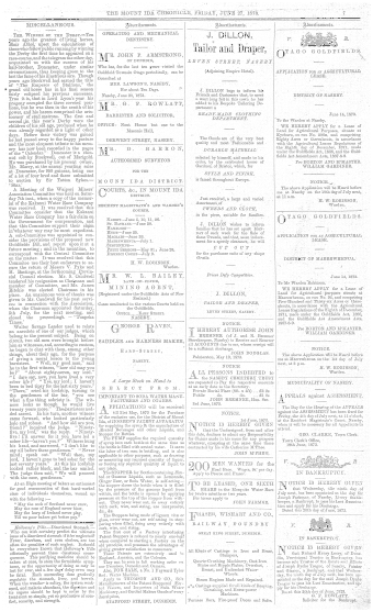 Issue page