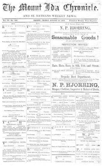 Issue page