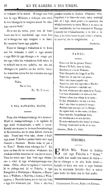 Issue page