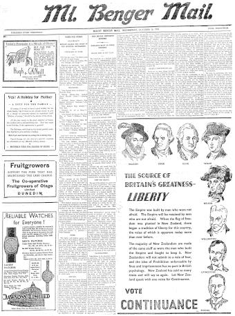 Issue page