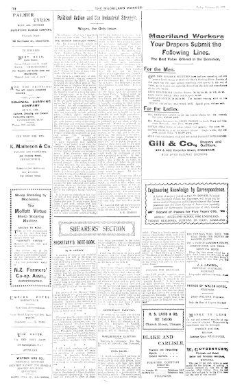 Issue page