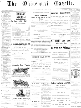 Issue page