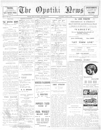 Issue page
