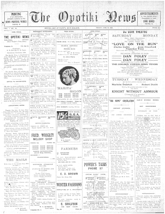 Issue page