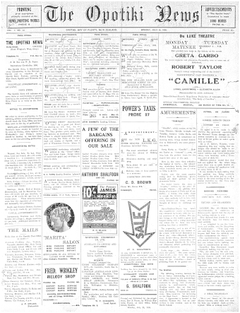 Issue page