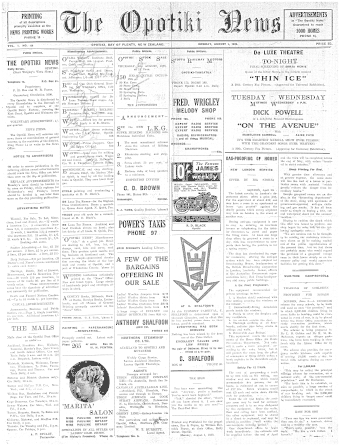 Issue page