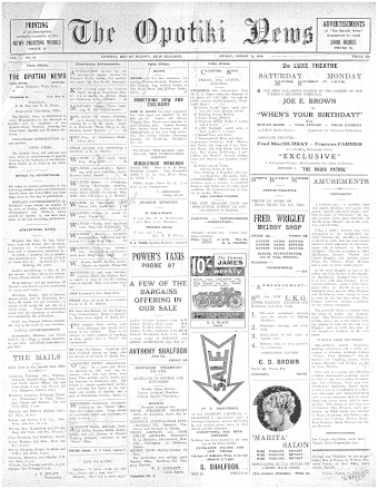 Issue page