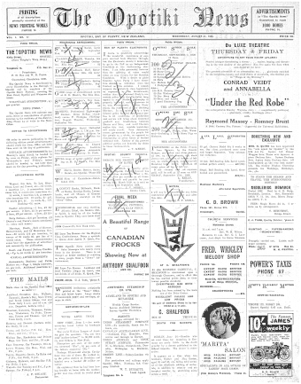 Issue page